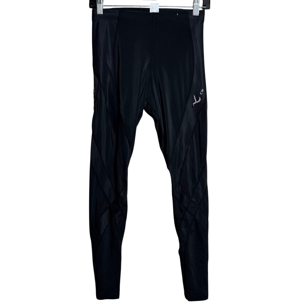 CW-X Stabilyx Compression Tights Womens Small Black Support Web Running Pants